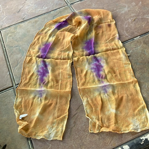 Hand Crafted Accessories - ***Bundle Me for Free  Add-on
Hand dyed Silk Crepe Scarf